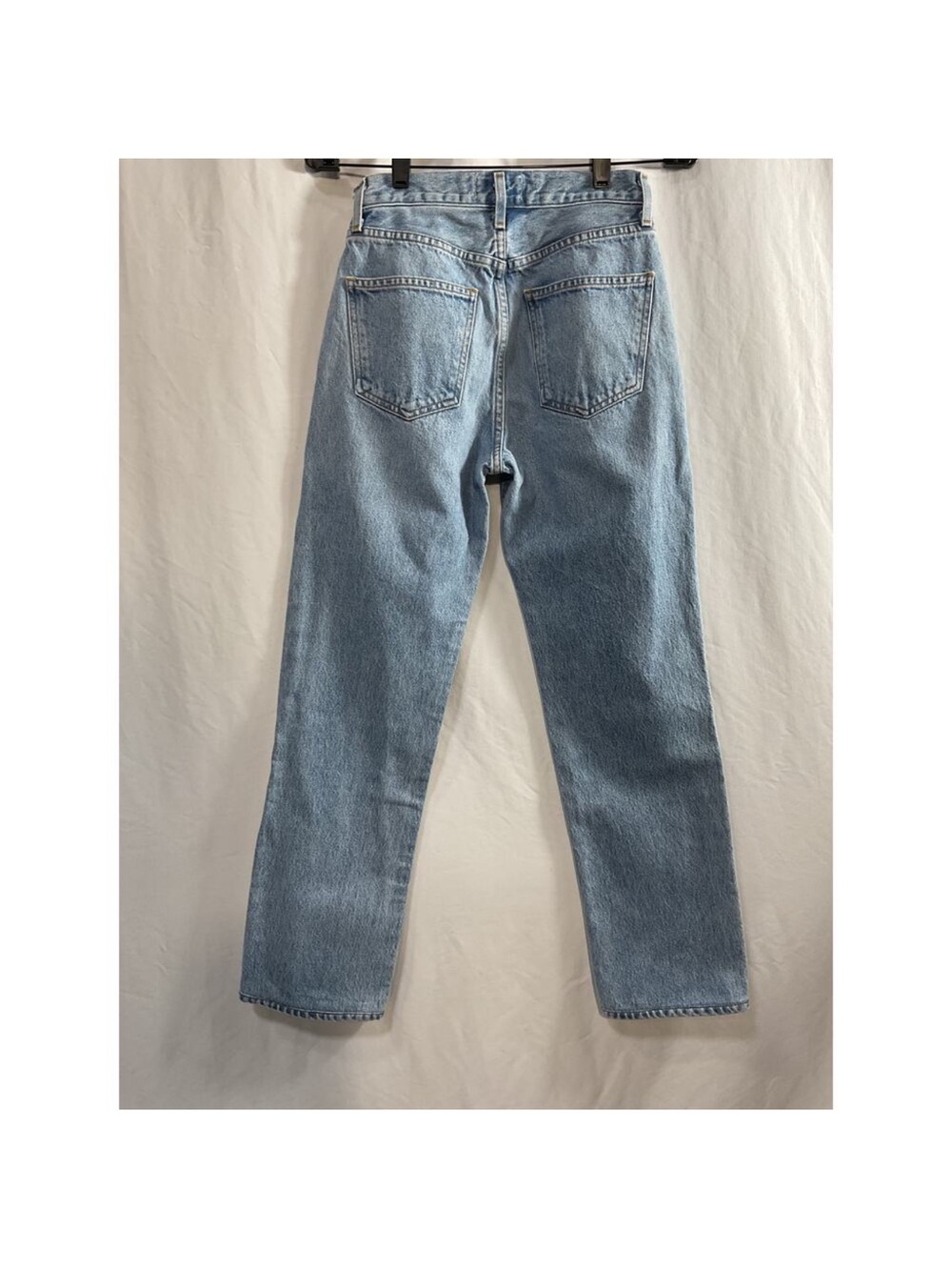 Agolde 'Lana' Blue Denim Slice Straight-Leg Organic Denim Jeans
Size 23 - Picture 3 of 6